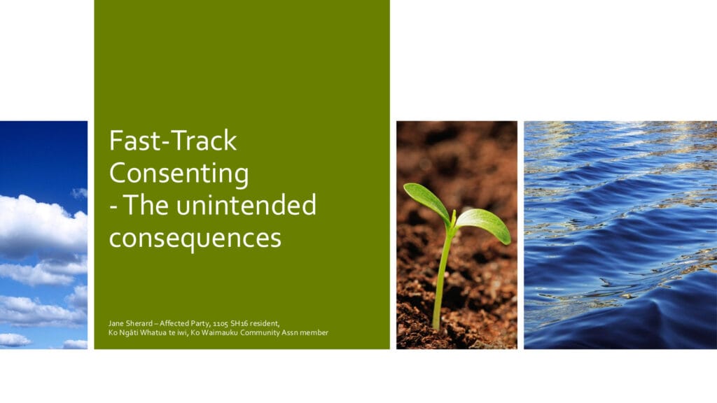 Cover image for the post Fast-Track Consenting - The unintended consequences